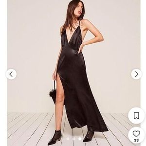 Reformation Amante dress in black size M.